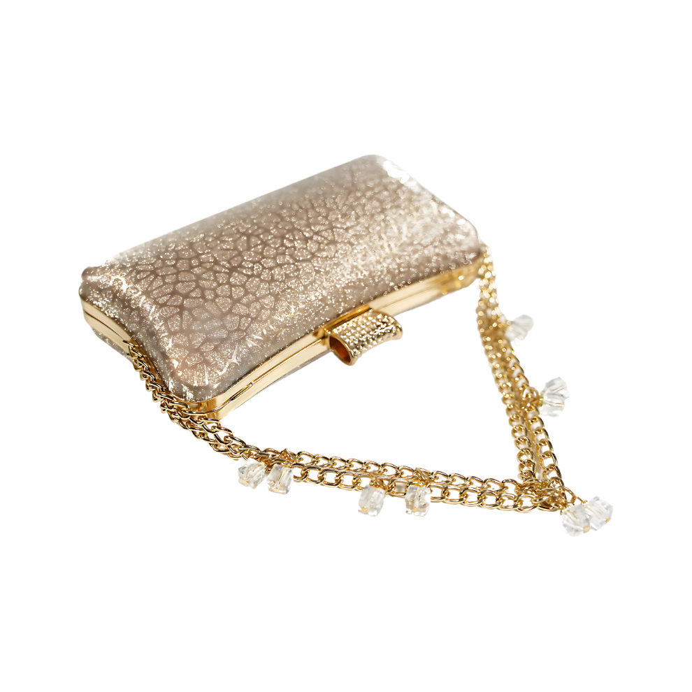 Dazzling Golden Clutch