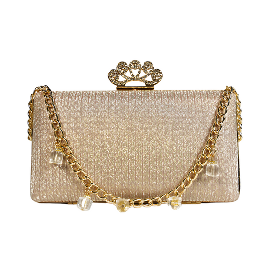 Golden Crown Clutch