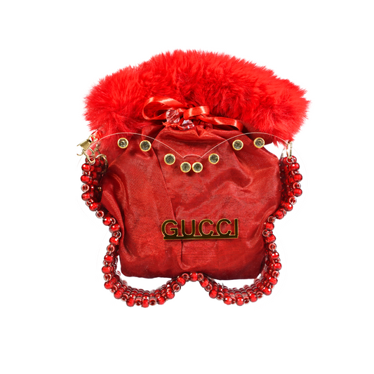 Scarlet Elegance Clutch