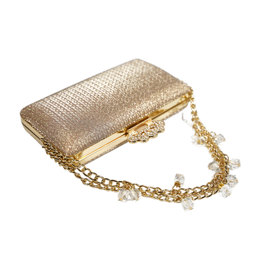 Golden Crown Clutch