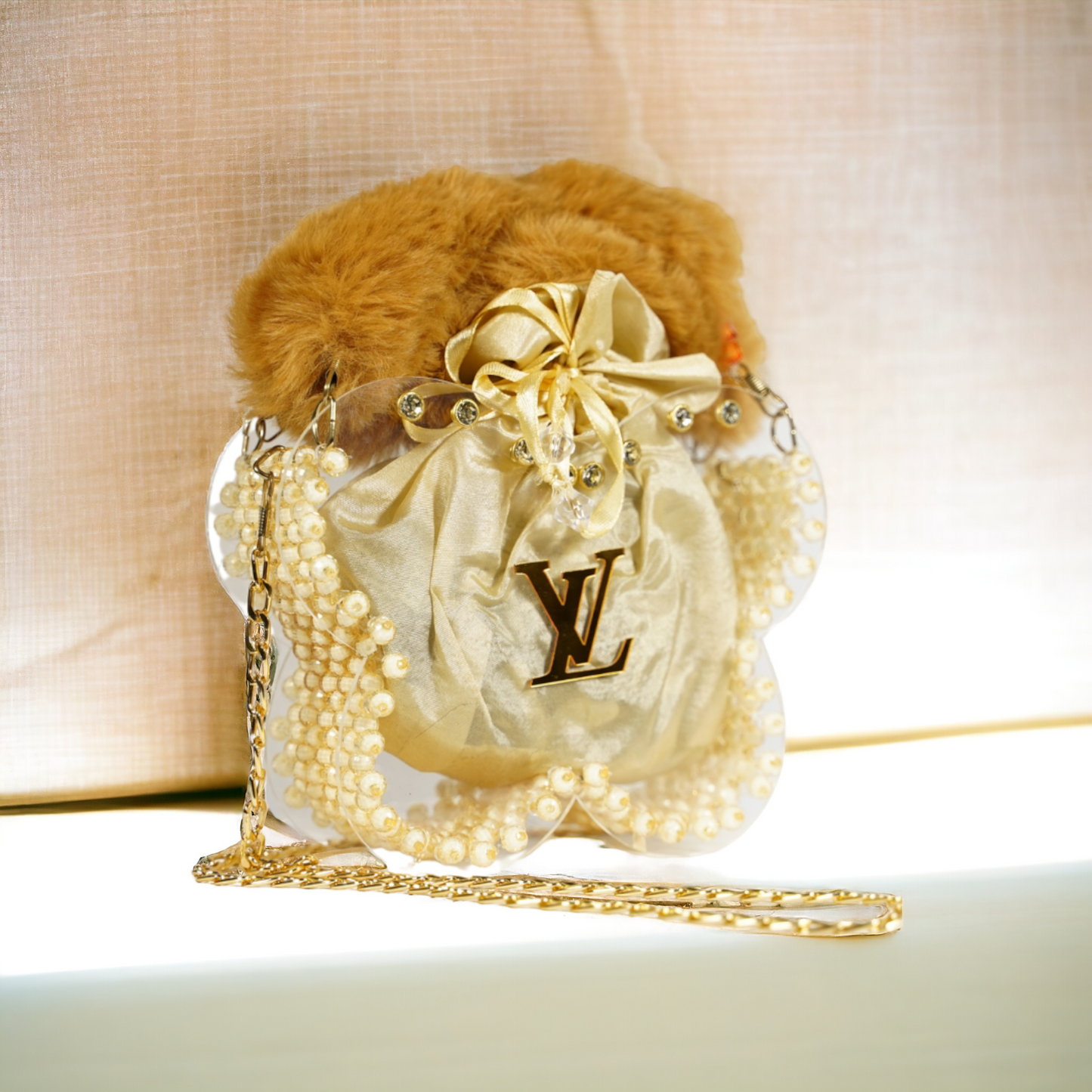 Golden Butterfly Luxe Bag