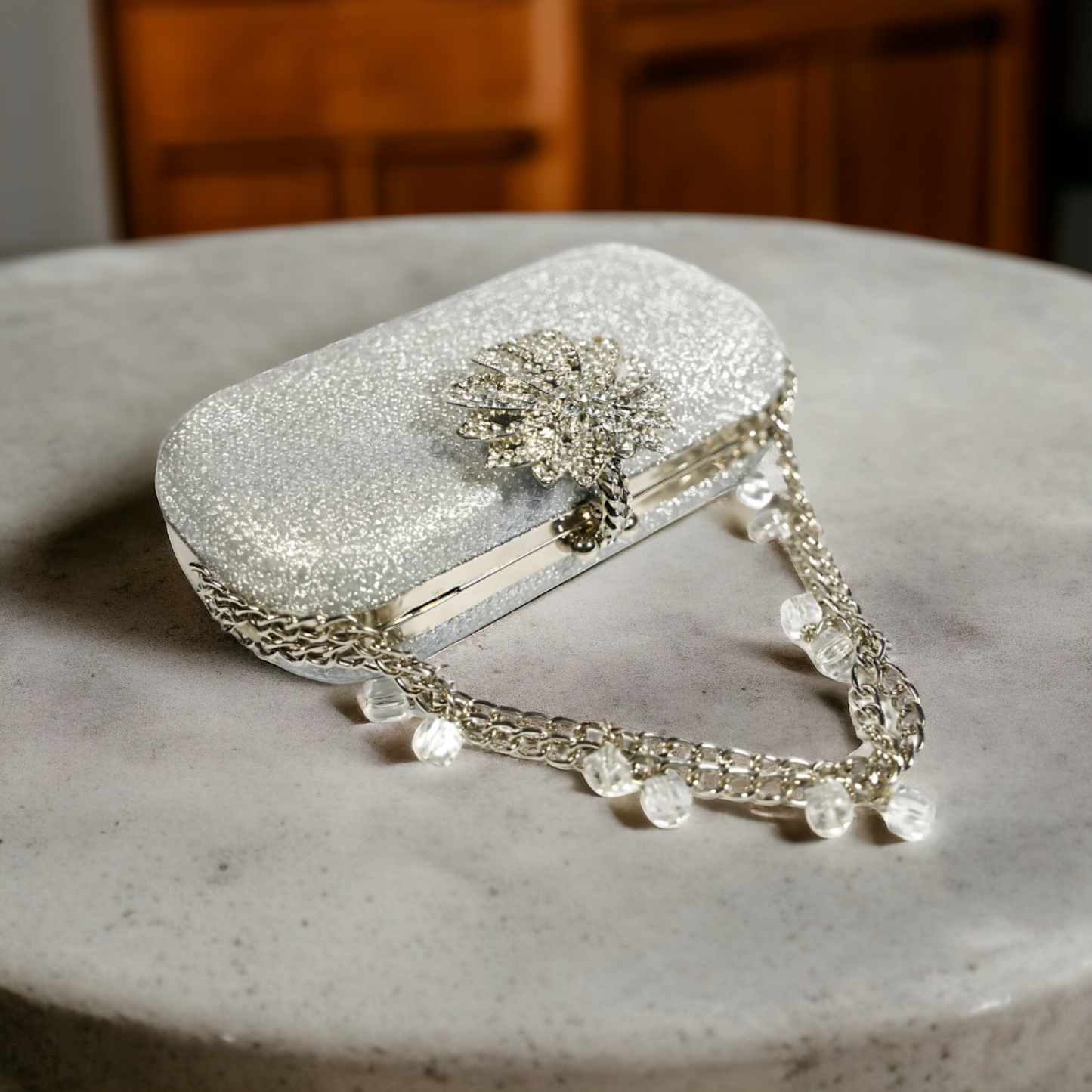 Silver Enchant Clutch