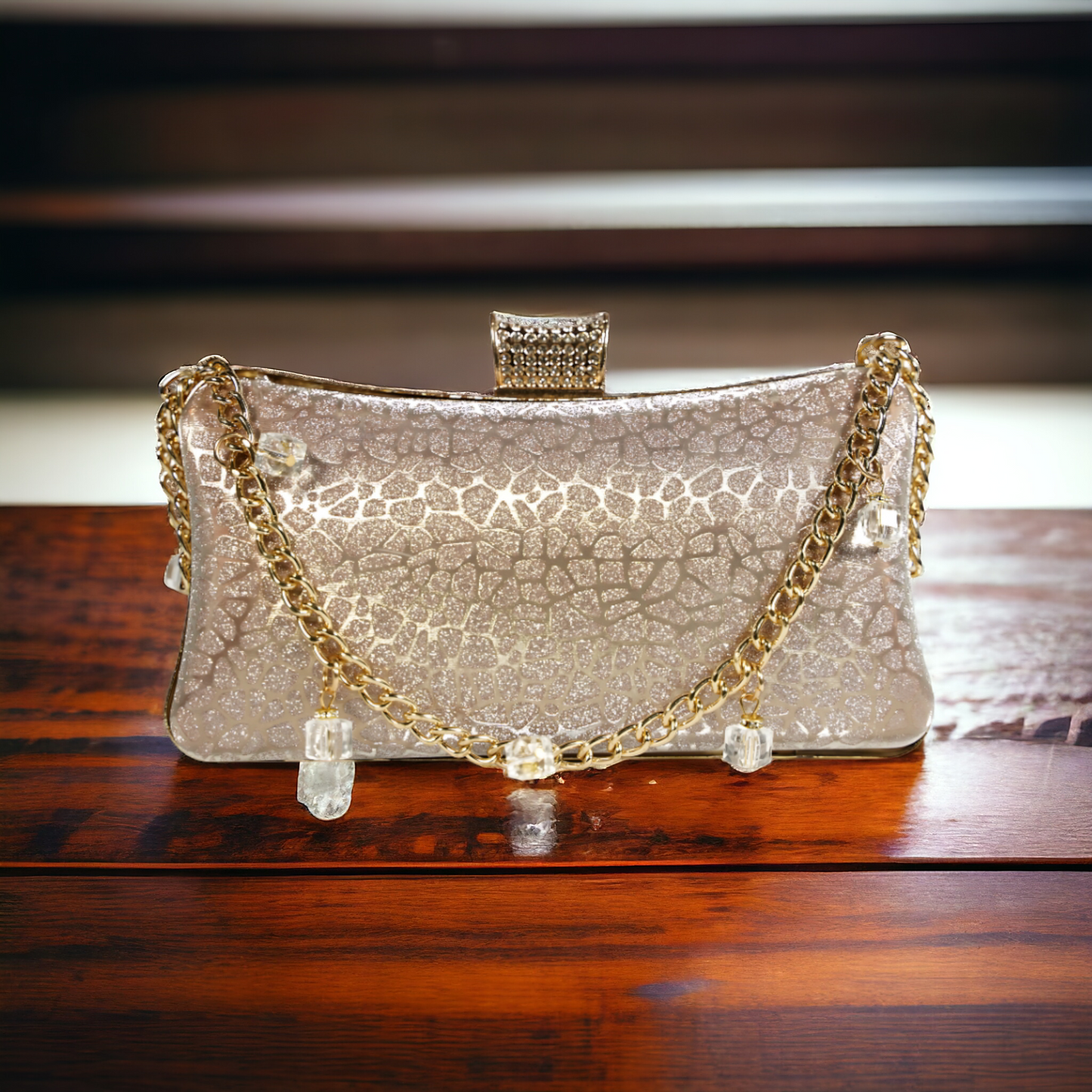 Dazzling Golden Clutch