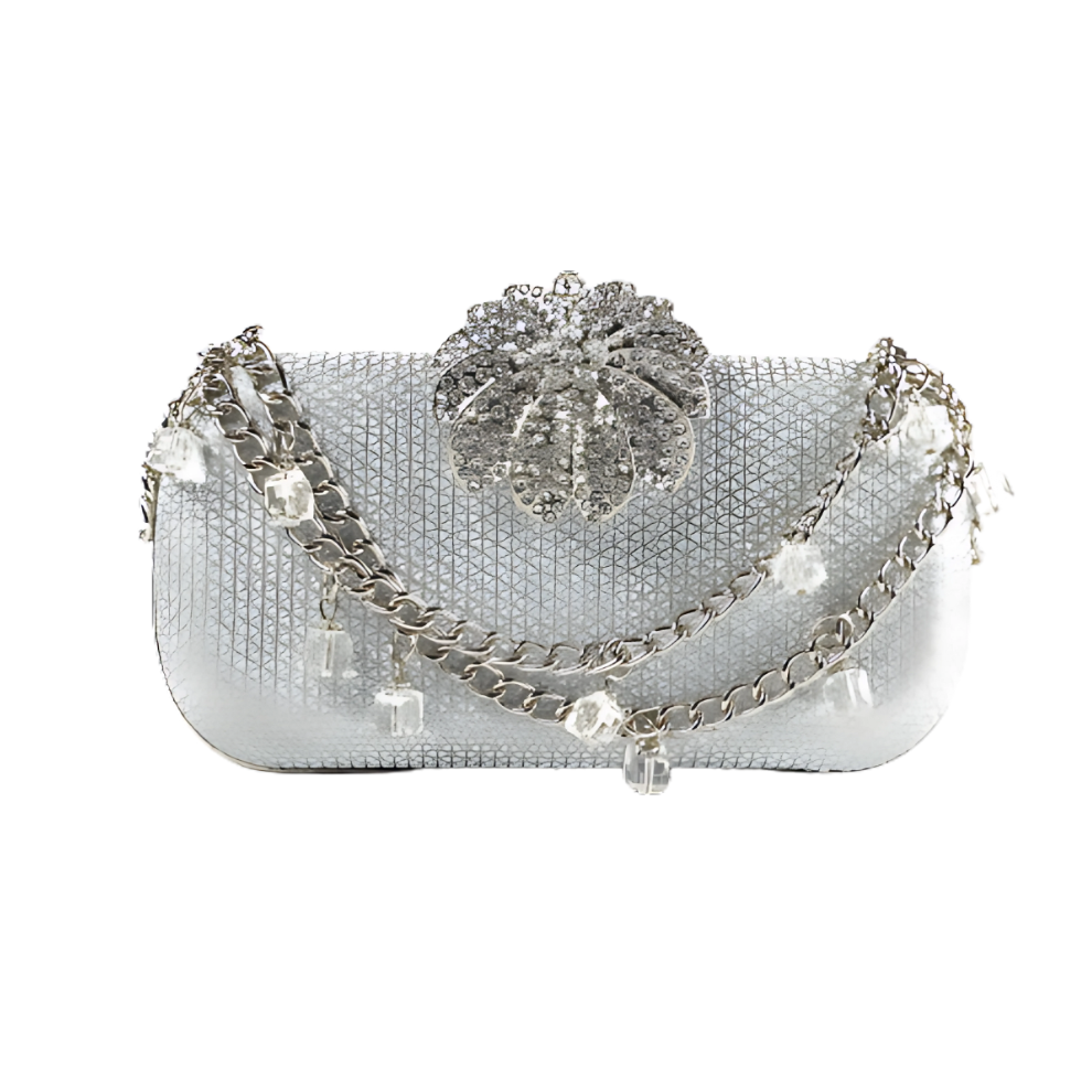 Silver Enchant Clutch